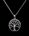 Gustav Klimt Silver pendant : Tree of life (circle) (Silver)