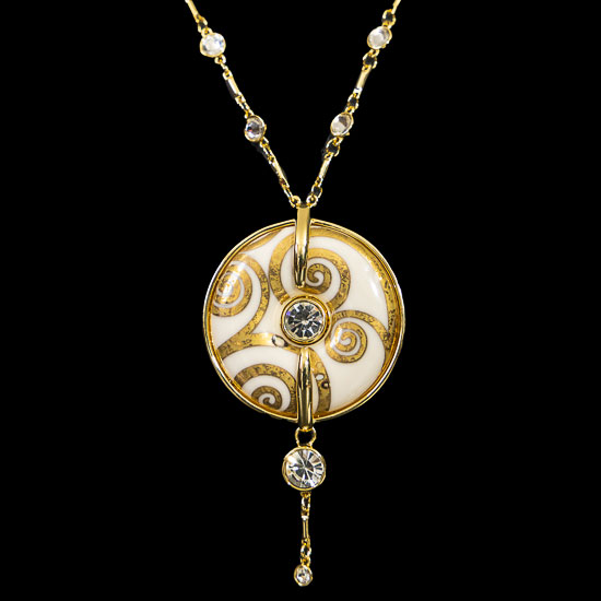 Gustav Klimt Lavallière necklace : The tree of life