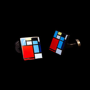 Gemelos Piet Mondrian : Composición