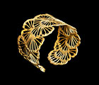 Tiffany bracelet cuff : Ginkgo (gold finish)