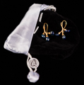 Boucles d'oreilles Tiffany : Willow Catkins (détail)