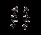 Boucles d'oreilles Tiffany : Wisteria (détail)