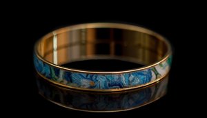 Van Gogh bracelet : Irises