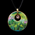 Pendentif Rosina Wachtmeister : Chat et Prince Grenouille, Crystal Circle, détail n°1