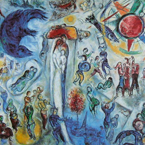 Affiche Marc Chagall : La vie, 1964