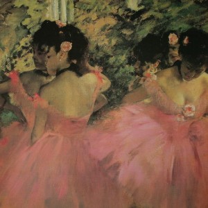 Edgar Degas - Danseuses en rose