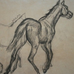 Edgar Degas - Les chevaux