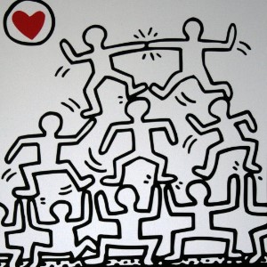 Keith Haring - Affiche d'art : Sans titre 1987