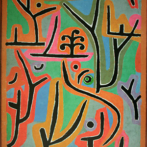 Affiche Paul Klee : Parc près de Lu, 1938