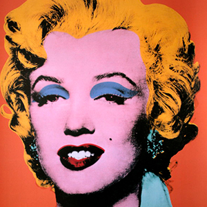 Andy WARHOL - Affiche d'Art : Marilyn Orange