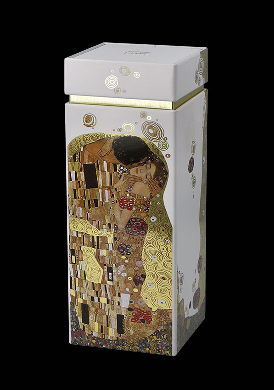 Lata de café Gustav Klimt, El beso