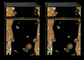 Set de 2 Cajas a té Gustav Klimt, El beso
