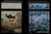 Claude Monet set of 2 Tea boxes, Nympheas & The Artist's House