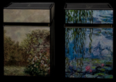 Set de 2 Cajas a t Claude Monet, Nympheas & La casa del artista