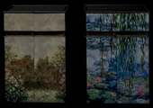 Claude Monet set of 2 Tea boxes, Nympheas & The Artist's House