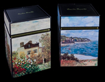 Duo boîtes à thé Claude Monet, Chemin dans les blés & La maison de l'artiste