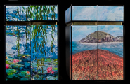 Set de 2 Scatole a tè Claude Monet, Nympheas & Cammino al mare tra campi di grano