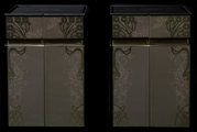 Alphonse Mucha set of 2 Tea boxes, Seasons