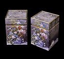 Duo boîtes à thé Auguste Renoir, Fleurs de printemps