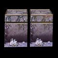 Set de 2 Cajas a té Auguste Renoir, Flores de primavera