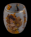 Gustav Klimt Tealight Holder, Adèle Bloch (glass)