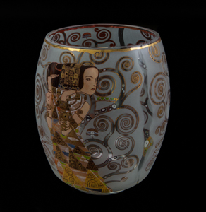 Gustav Klimt tealight holder, The expectation