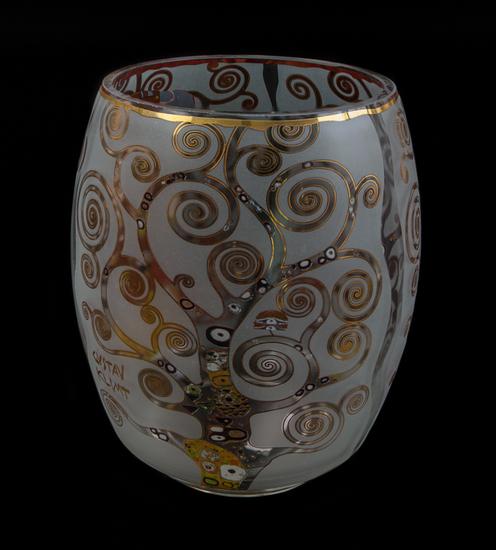Porte-bougie Cylindrique L'Attente Par Klimt – Jaune Céramique