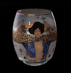 Gustav Klimt tealight holder, Judith