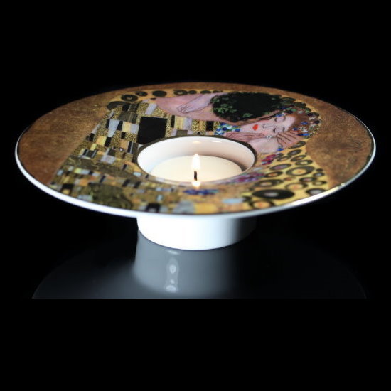 Gustav Klimt Porcelain Art Light, The kiss, with candle