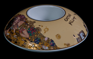 photophore en porcelaine Klimt, Le baiser (détail 1)