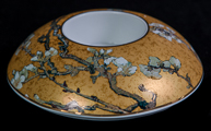 Vincent Van Gogh Tealight Holder, Almond Tree (gold) (porcelain)