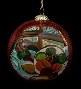 Paul Cézanne Glass ball christmas ornament, Still life