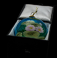 Claude Monet Glass ball christmas ornament (box) : Nympheas (day)