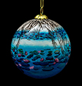 Boule de Noël Claude Monet, Nympheas (nuit)
