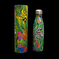 Laurel Burch thermal bottle : Zebra in the jungle