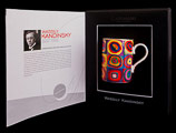 Caja de presentación Mug Kandinsky, Cuadrados con Círculos Concéntricos