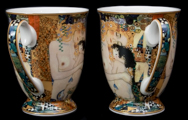 Duo de mugs en porcelaine Gustav Klimt, La maternit
