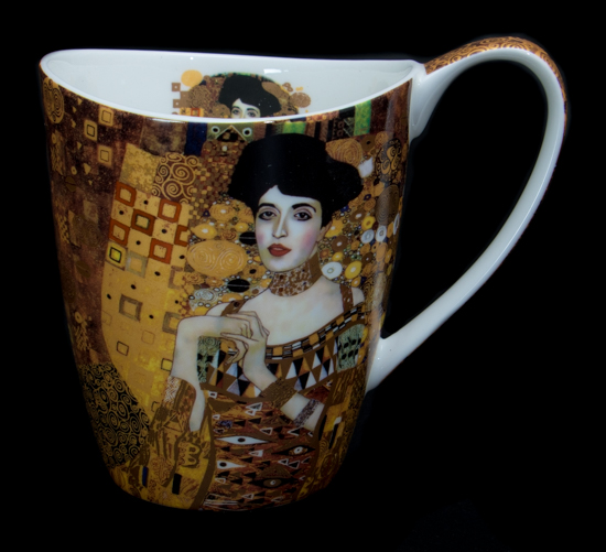 Gustav Klimt Porcelain mug, Adele Bloch (Carmani)