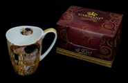 Porcelain mug : Carmani presentation box : Gustav Klimt, The kiss