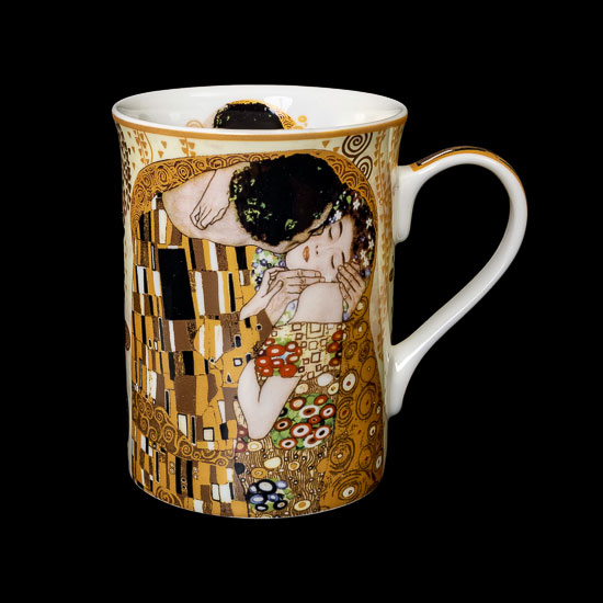 Taza Gustav Klimt, El beso (Carmani)