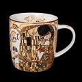 Gustav Klimt Porcelain mug, The kiss (detail n°1)