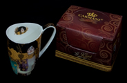 Porcelain mug : Carmani presentation box : Gustav Klimt, Judith