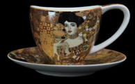 Gustav Klimt teacup and saucer, Adele Bloch