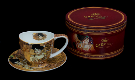 Gustav Klimt Porcelain teacup, Adele Bloch (Carmani)