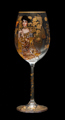 Bicchiere di vino Gustav Klimt : Adle Bloch (Carmani), dettaglio n2