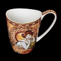 Alphonse Mucha Porcelain mug, Topaz