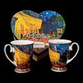 Vincent Van Gogh Set of 2 porcelain mugs, Cafe Terrace at Night