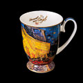 Vincent Van Gogh Set of 2 porcelain mugs, Cafe Terrace at Night