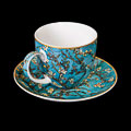 Sous-tasse en porcelaine Vincent Van Gogh, Amandier