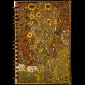 Gustav Klimt notebook : Sunflowers